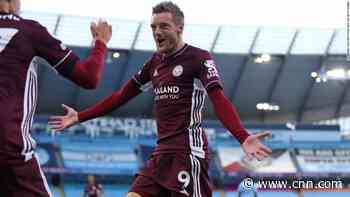 Jaime Vardy hits hat trick, Leicester City scores five as it thrashes Manchester City