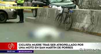 Ciclista de 63 años murió atropellado en San Martín de Porres - Diario Trome