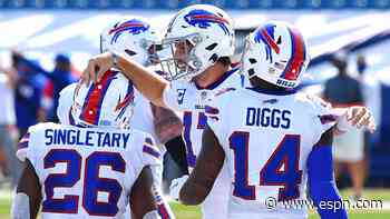 Josh Allen's five TDs help Bills stave off Rams' comeback