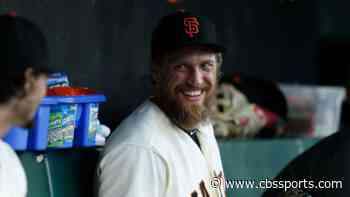 Hunter Pence sails into retirement by rooting for Giants aboard boat in McCovey Cove