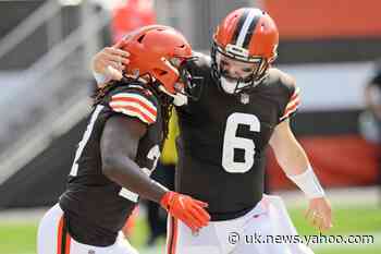 Mayfield leads Browns to first winning record since 2014