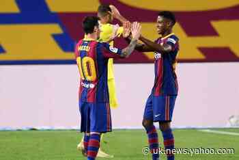 FC Barcelona 4-0 Villarreal: Ansu Fati bags brace and Lionel Messi on target in opening LaLiga win