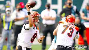 Still winless, but Bengals rookie Joe Burrow showing progress