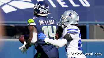 Heads-up play by Cowboys' Trevon Diggs turns Seahawks TD into fumble