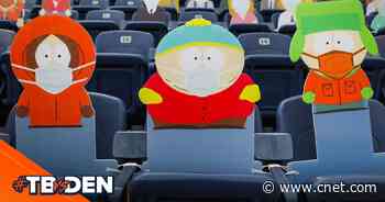 South Park characters -- with masks -- fill stands to root for Denver Broncos     - CNET