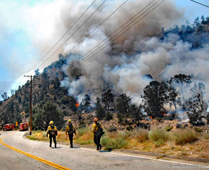 Red-flag warnings in place as Santa Ana winds kick up in Southern California
