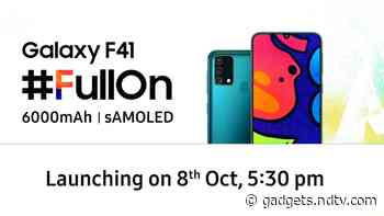 Samsung Galaxy F41 to Feature 64-Megapixel Triple Rear Camera Setup