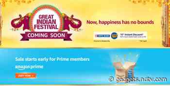 Amazon Great Indian Festival Sale Teased, Coming Soon With Offers, Deals on Mobiles, Electronics, and More