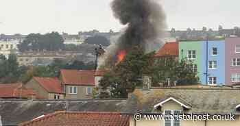 Bristol fire to 'last for several hours' as roads closed