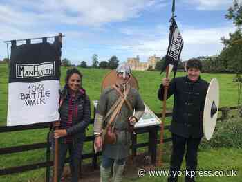 Saxon warrior Lewis stages 1066 march for mental health awareness