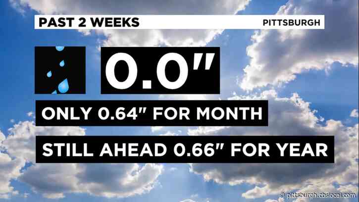Pittsburgh Weather: Much Needed Chances Rain On The Way