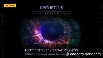 Realme Smart TV SLED 4K Price in India Tipped, May Launch Soon