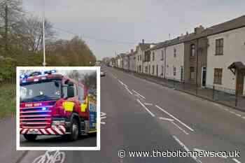 Fire crews called after two cars crash on Chorley Road - The Bolton News