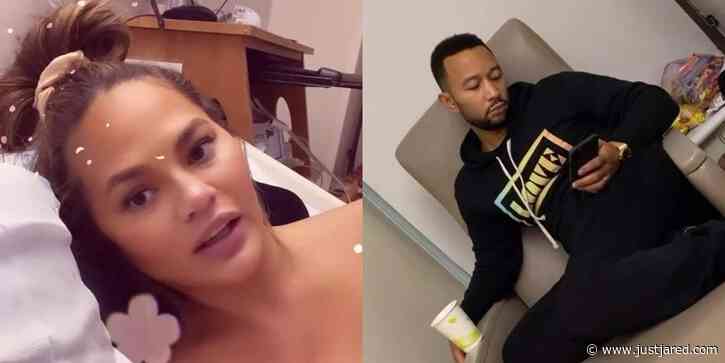 Chrissy Teigen Hospitalized for Excessive Bleeding During Pregnancy, Updates Fans from Hospital Bed