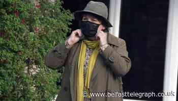 Brenda Blethyn wears face covering as filming on Vera resumes