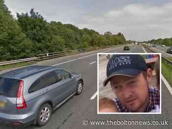 Furious husband rammed wife's car at 70mph on M61 motorway