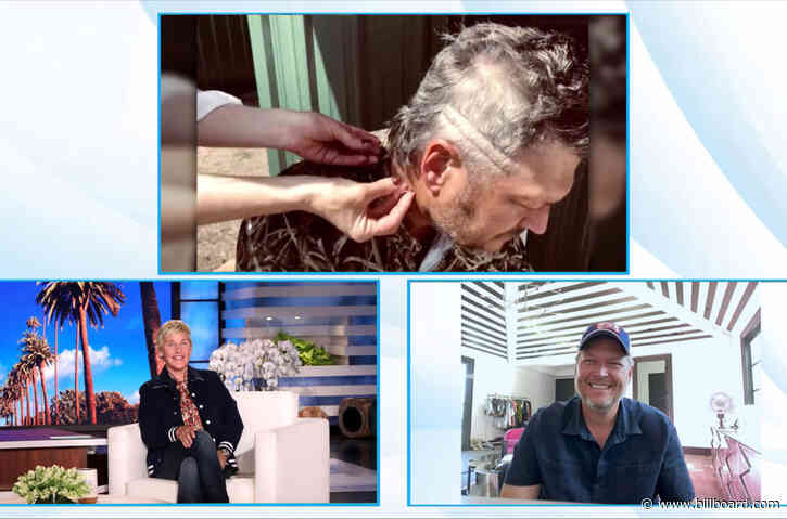 Blake Shelton Let Gwen Stefani Dye His Hair During Quarantine