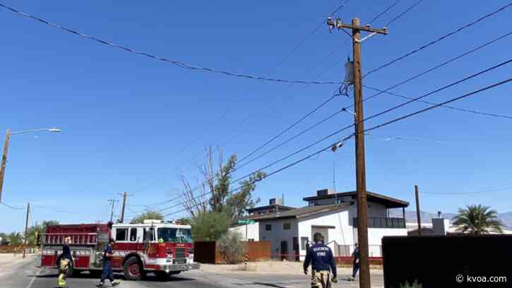 Few houses without power after vehicle strikes cable on west side