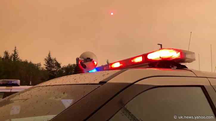 Ash Covers Sonoma Sheriff Cruiser as Wildfire Burns Nearby