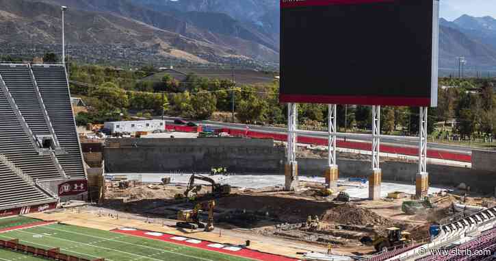 Utes getting ready to play, but will have to find a new locker room — crews demolished the old one
