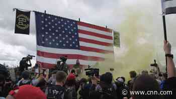 Watch what happened when CNN reporter went to Proud Boys rally