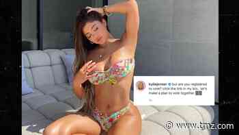 Kylie Jenner Posts Thirsty Pic in Push to Get Out the Vote