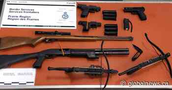 23 prohibited, restricted weapons seized in North Portal, Sask., at U.S. border crossing: CBSA