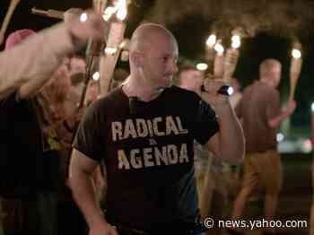 White nationalist from Charlottesville rally nicknamed ‘Crying Nazi’ is charged with threatening to rape a woman