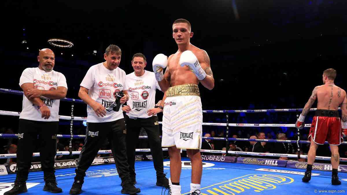 Selby-Kambosos bout confirmed for Oct. 31