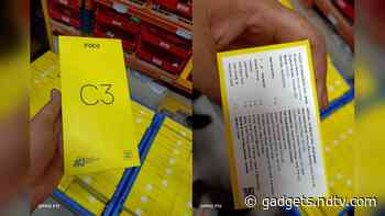 Poco C3 Price in India Allegedly Tipped via Leaked Retail Box Images