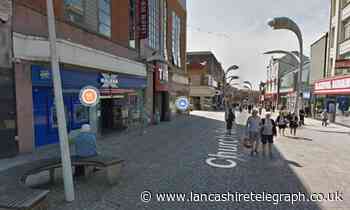 Man detained after pouring petrol in Blackpool bank
