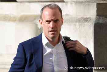 UK&#39;s Raab visits Demilitarized Zone that divides the two Koreas