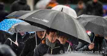 When 13 hours of rain are due to hit Bristol
