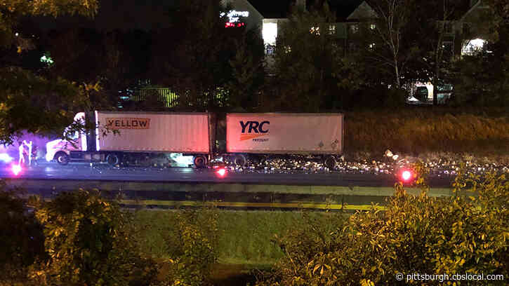 Tractor-Trailer Truck Crashes On Pa. Turnpike