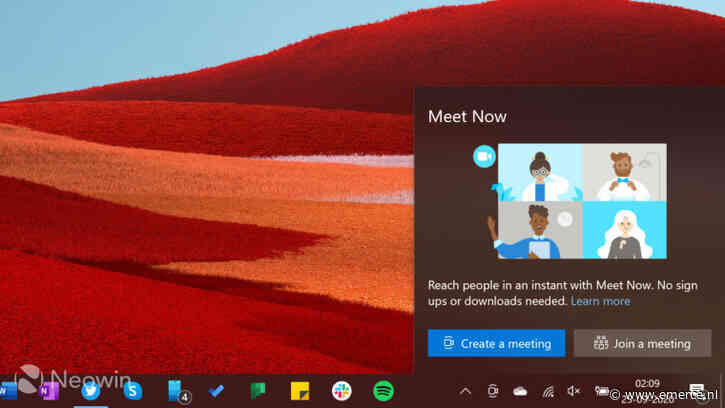 Windows 10 krijgt functie voor videovergaderen