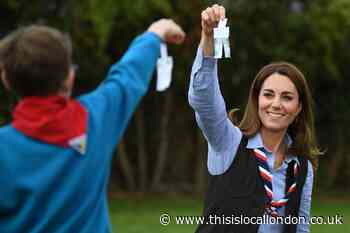 Kate Middleton visits 12th Northolt Scout Group