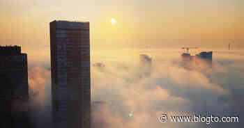Unreal photos and videos show Toronto disappearing under dense blanket of fog - blogTO