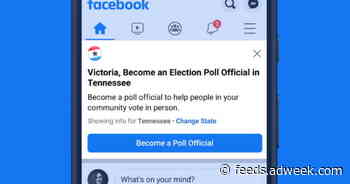 Facebook Estimates That It Drove 100,000 Poll Worker Sign-Ups