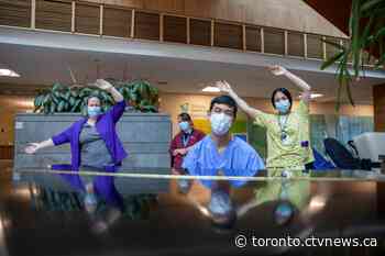 Front-line health-care workers keep the music going at Mississauga hospital