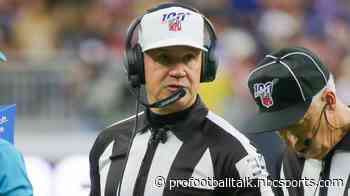 Clete Blakeman and officiating crew off this week after working Titans-Vikings