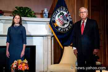McConnell shields Judge Amy Coney Barrett from questions about election outcome as she meets with senators