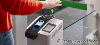 Amazon One verifies consumers and office workers by scanning the palm of their hand