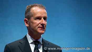 Volkswagen AG: Herbert Diess auf Hauptversammlung unter Druck