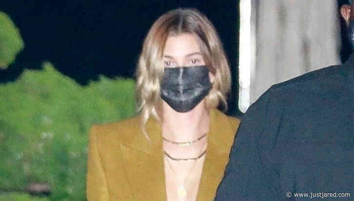Hailey Bieber Dons Stylish Look for Dinner Date with Justin!
