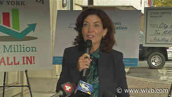 Lt. Gov. Kathy Hochul helps kick off start of redevelopment project on Main St. in Batavia