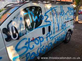 Cluster of graffiti reported on vehicles in Earlsfield