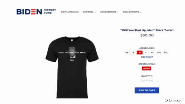 Post-Debate: Biden campaign already selling ‘Will you shut up, man’ t-shirts