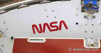 NASA's '70s-chic worm logo will ride around the moon on Artemis I mission     - CNET