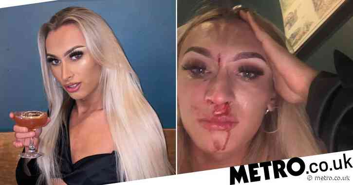Trans woman left covered in blood after being attacked in bar