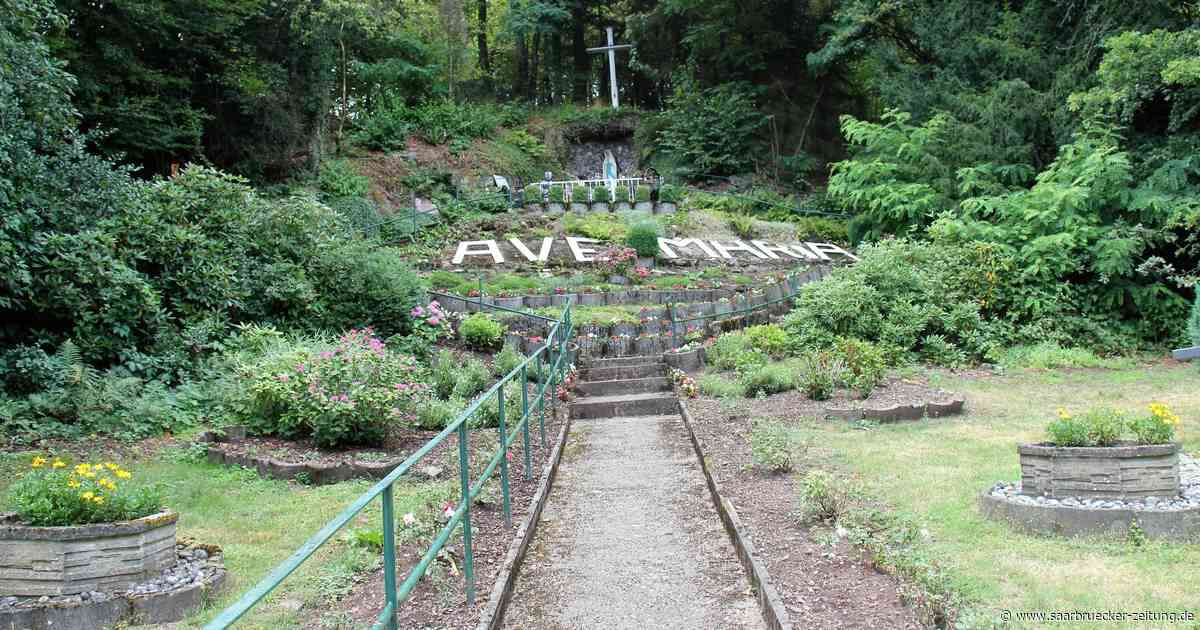 Einige Arbeiten wurden an der Lourdes-Grotte in Freisen erledigt - Saarbrücker Zeitung